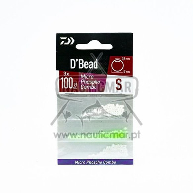 Pérolas Daiwa Kit Micro Beads Fosforescente 2mm | Nauticmar