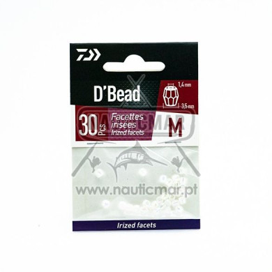 Pérolas Daiwa Iridescentes Translúcido 3.5mm | Nauticmar