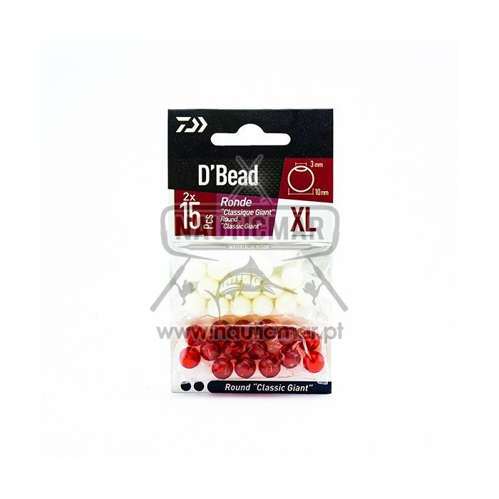 Pérolas Daiwa Kit Redondas Gigantes XL | Nauticmar