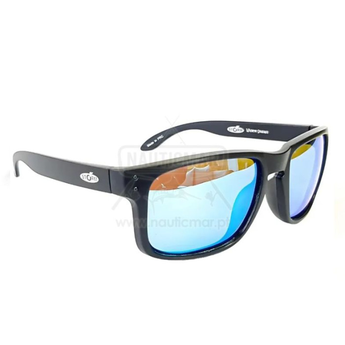 Óculos Storm Wildeye Seabass Matte Black Blue | Nauticmar