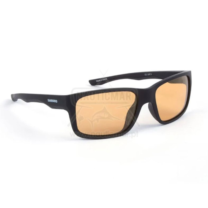 Óculos Shimano Aspire Matte Black Yellow | Nauticmar