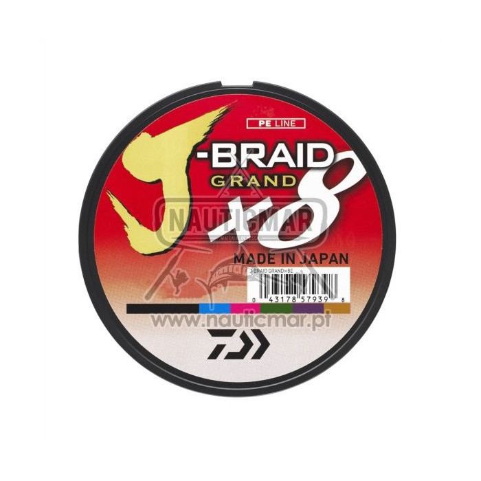 Multifilamento Daiwa J-Braid Grand 8X MC 0.28mm 1500m | Nauticmar