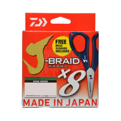 Multifilamento Daiwa J-Braid Grand 8X DG+T 0.13mm 270m | Nauticmar