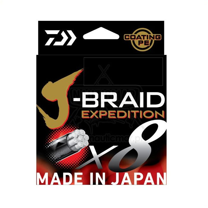 Multifilamento Daiwa J-Braid Expedition 8X DG 0.13mm 150m | Nauticmar