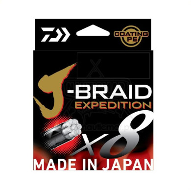 Multifilamento Daiwa J-Braid Expedition 8X DG 0.16mm 150m | Nauticmar