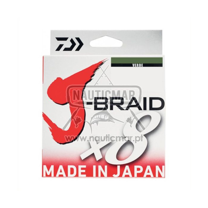 Multifilamento Daiwa J-Braid 8X DG 0.20mm 300m | Nauticmar