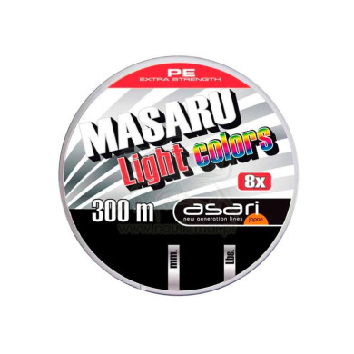 Multifilamento Asari Masaru Light Colors 0.14mm 300m | Nauticmar
