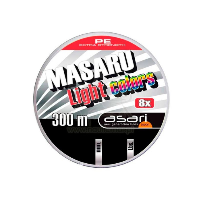 Multifilamento Asari Masaru Light Colors 0.16mm 300m | Nauticmar