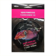 Montagem Vega Squid Power Rig Fluorocarbon 120 | Nauticmar