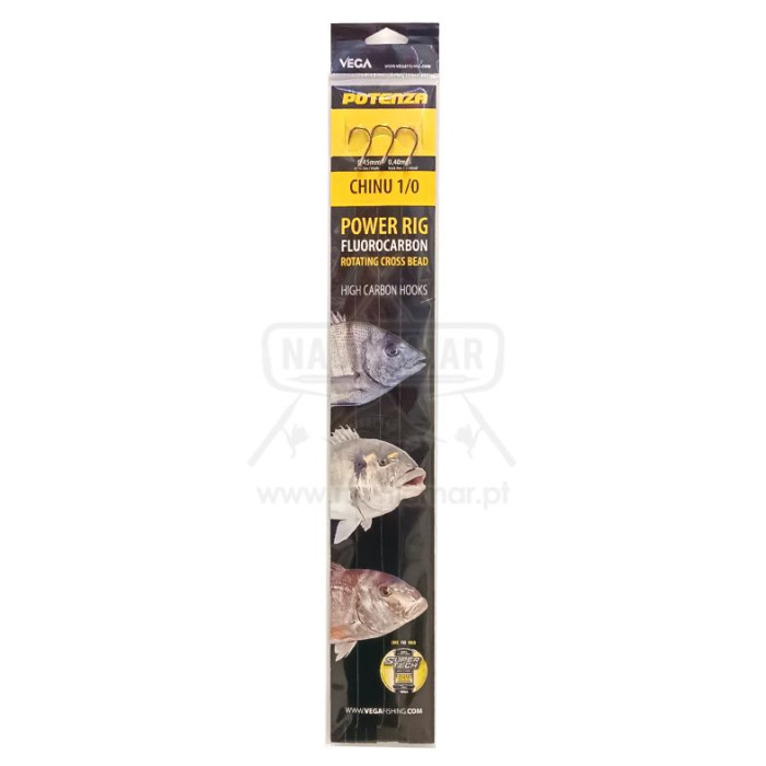 Montagem Vega Potenza Power Rig Fluorocarbon | Nauticmar