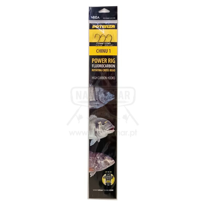 Montagem Vega Potenza Power Rig Fluorocarbon Nº1 | Nauticmar