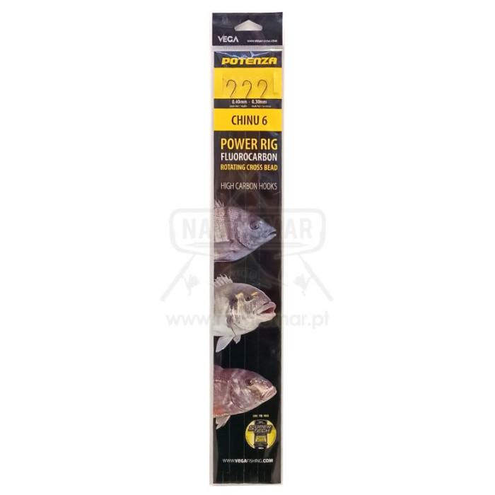 Montagem Vega Potenza Power Rig Fluorocarbon Nº6 | Nauticmar