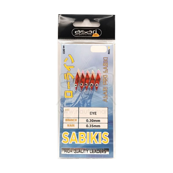 Montagem Evia Sabiki Flashing Rig Eye Nº4 | Nauticmar