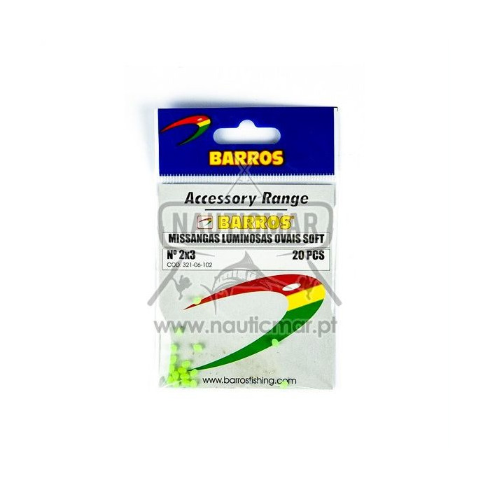 Missangas Barros Ovais Soft Luminosas 2x3mm | Nauticmar