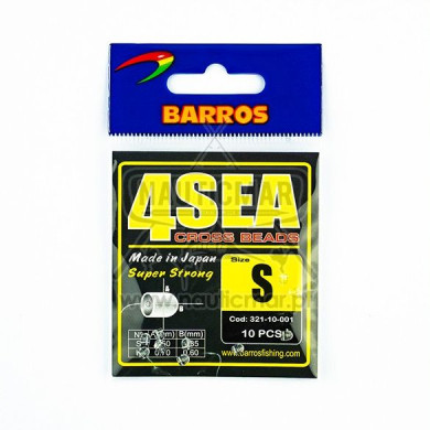 Missangas Barros 4Sea Cross Beads S 10un | Nauticmar