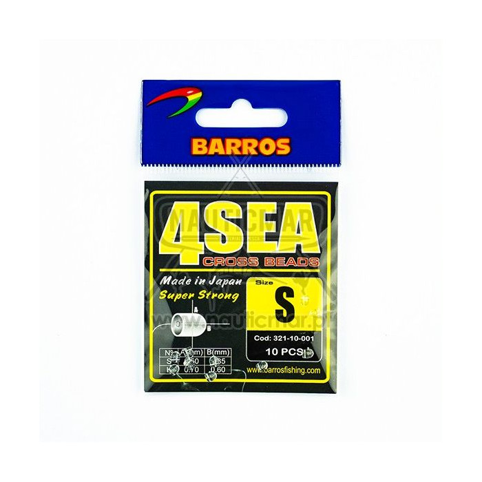Missangas Barros 4Sea Cross Beads S 10un | Nauticmar