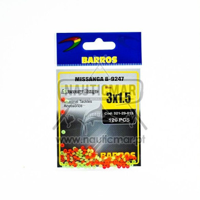 Missangas Barros B-9247 3x1.5mm 120un | Nauticmar