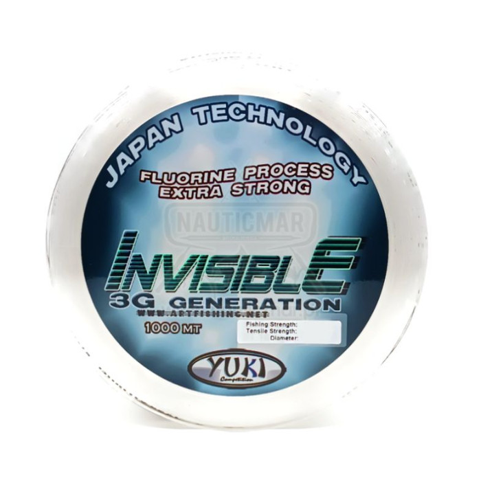Linha Yuki Invisible 3G Generation 0.37mm 1000m | Nauticmar