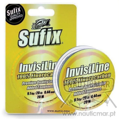 Linha Sufix Invisiline Fluorocarbon 0.92mm | Nauticmar