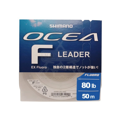 Linha Shimano Ocea Leader EX Fluoro 80lb | Nauticmar