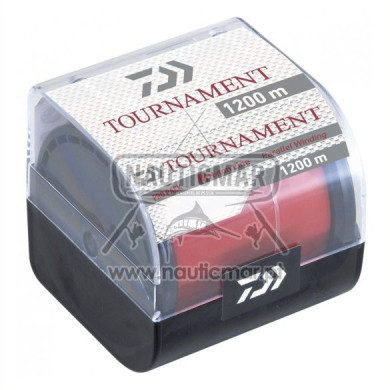 Linha Daiwa Tournament 0.16mm 1200m Red | Nauticmar