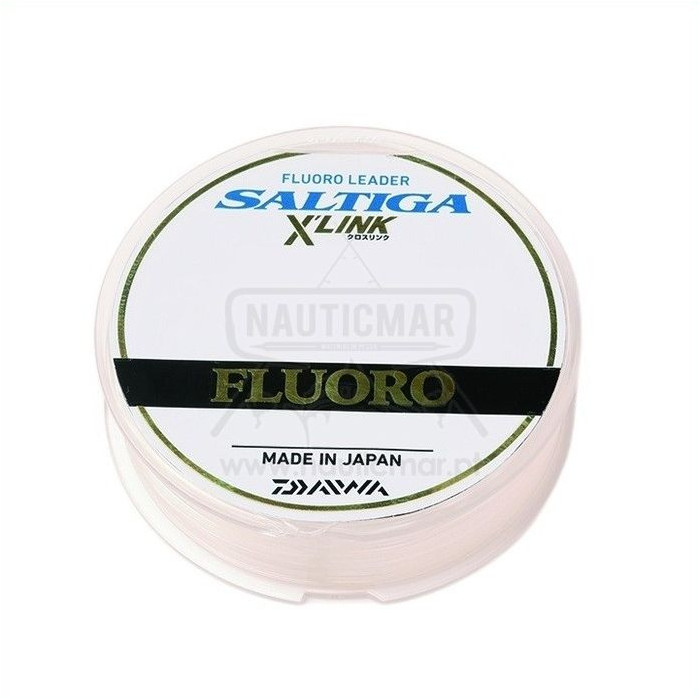Linha Daiwa Saltiga Xlink Fluorocarbon 0.260mm 30m | Nauticmar
