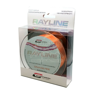 Linha Cinnetic Rayline Orange Fire 0.20mm 2000m | Nauticmar