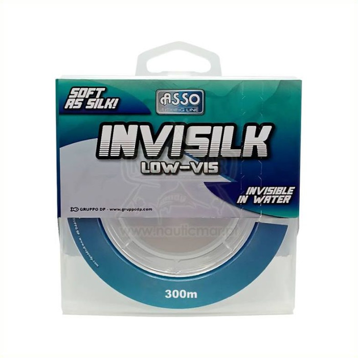 Linha Asso Invisilk 0.26mm 300m | Nauticmar