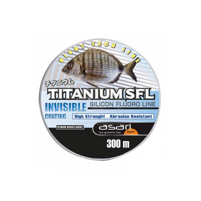 Linha Asari Titanium SFL Silic. Fluoro 0.24mm | Nauticmar