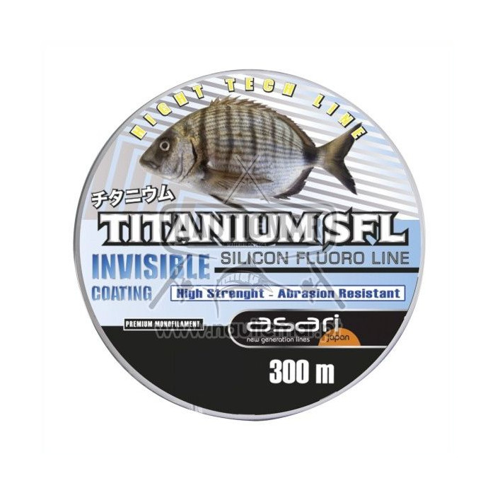 Linha Asari Titanium SFL Silic. Fluoro 0.40mm | Nauticmar