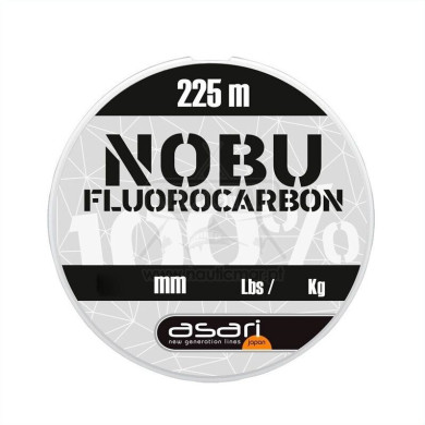 Linha Asari Nobu Fluorocarbon 0.261mm 225m | Nauticmar