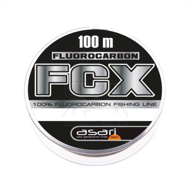 Linha Asari FCX Fluorocarbon 0.40mm 100m | Nauticmar