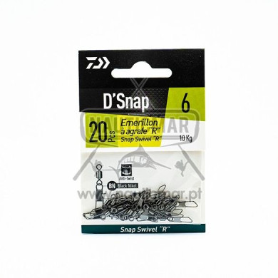 Destorcedor Daiwa Agrafe Snap Swivel R 10kg Nº6 | Nauticmar