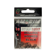 Destorcedor Amorim Rolling Hooked Preto 12un | Nauticmar