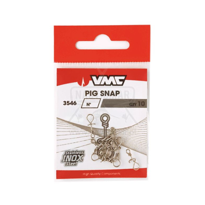 Clip VMC 3546 Pig Snap Nº3 19kg 10un | Nauticmar