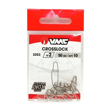 Clip VMC 3253SS Nº2 50lb 10un | Nauticmar