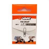 Clip VMC 3511 Egi Snap Nº1 6kg 10un | Nauticmar