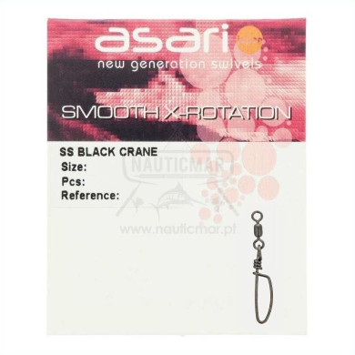 Clip Destorcedor Asari SS Black Crane II Nº4/0 | Nauticmar