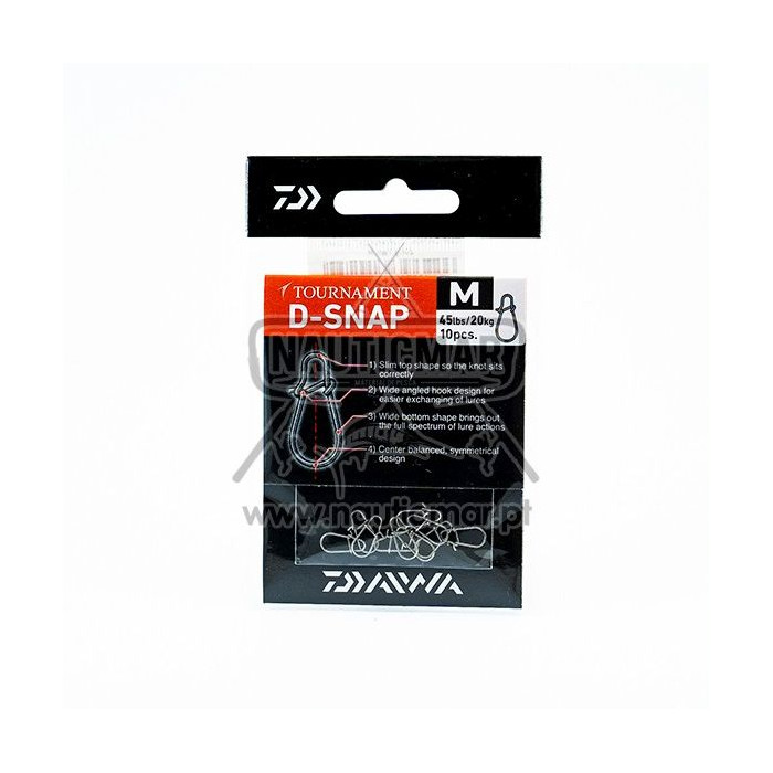 Clip Daiwa Tournament D Snap 20kg M | Nauticmar