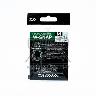 Clip Daiwa Tournament W Snap 20kg M | Nauticmar