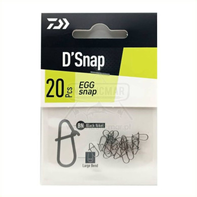 Clip Daiwa Egg Snap 15kg 20un | Nauticmar