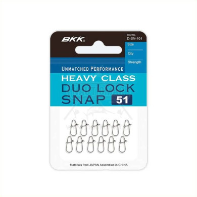 Clip BKK Duolock Snap 51 SS Nº00 | Nauticmar