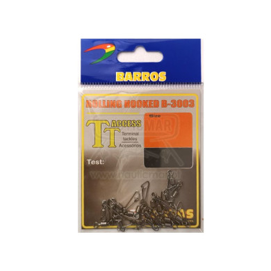 Clip Barros Rolling Hooked B-3003 Nº4 20kg | Nauticmar