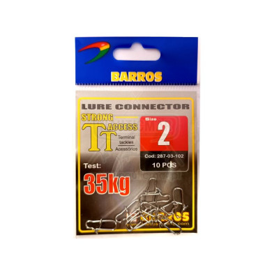 Clip Barros Lure Connector Strong Nº2 | Nauticmar