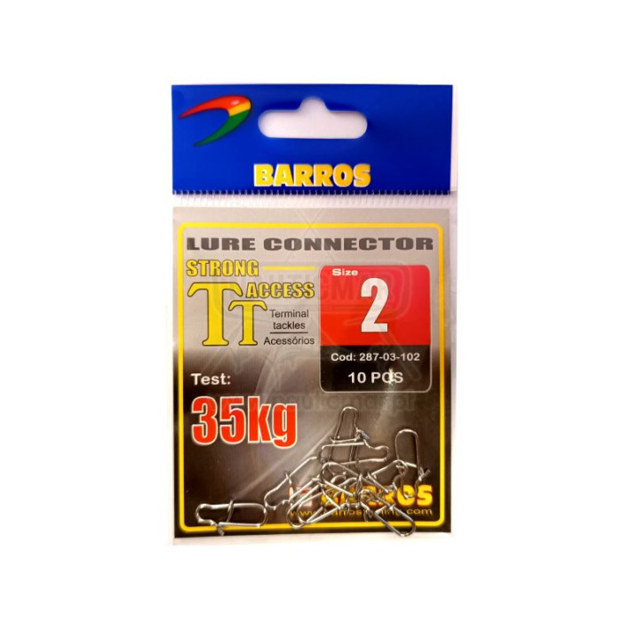Clip Barros Lure Connector Strong Nº2 | Nauticmar