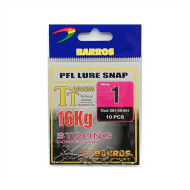 Clip Barros PFL Lure Snap Nº1 10un | Nauticmar