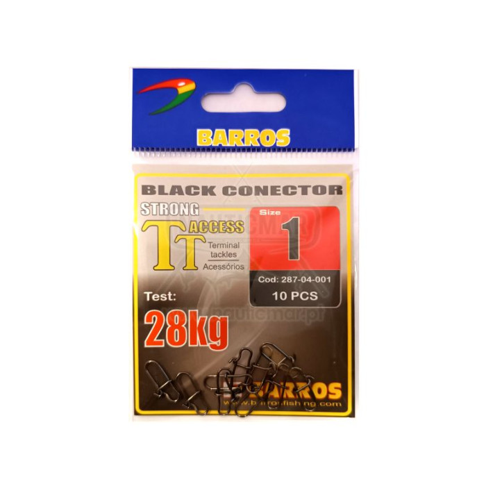 Clip Barros Black Connector Strong Nº1 | Nauticmar