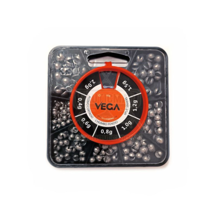 Chumbo Vega Fendido Sortido 0.4-2g 140g | Nauticmar