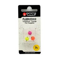 Chumbo VMC Fluorashka Tungsten 3g 3un | Nauticmar