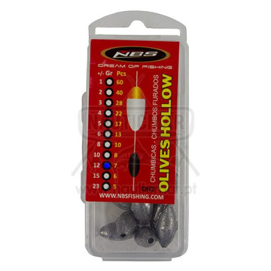 Chumbo Furado NBS 12g (Caixa ~80g) | Nauticmar